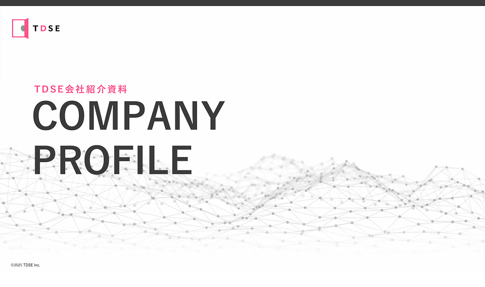 TDSE会社紹介資料